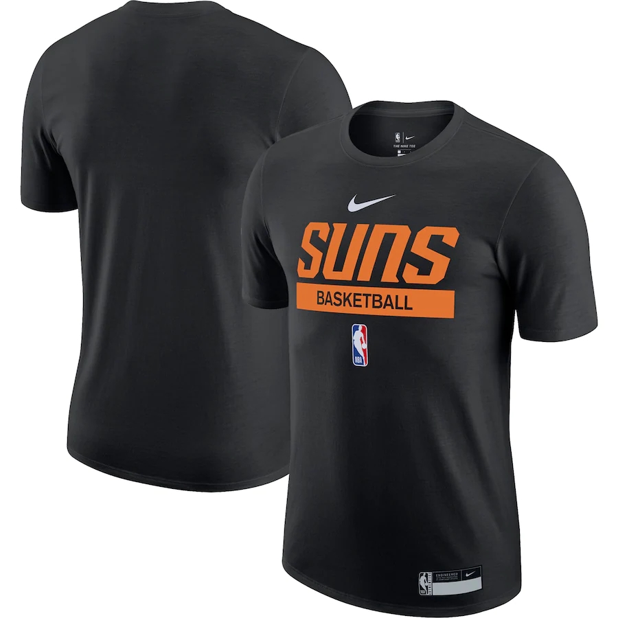 Men's Phoenix Suns Black 2022/23 Legend On-Court Practice Performance T-Shirt Men's Phoenix Suns Black 2022/23 Legend On-Court Practice Performance T-Shirt